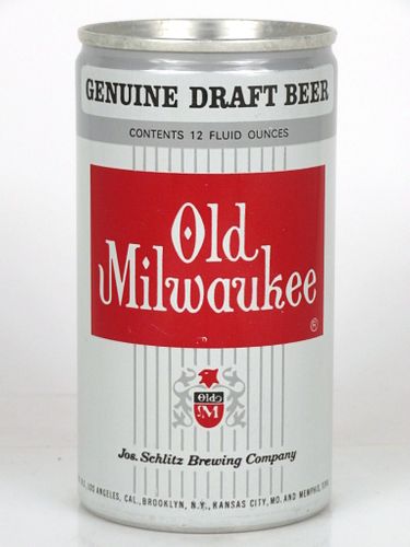 1971 Old Milwaukee Genuine Draft Beer 12oz T101-38 Longview Texas