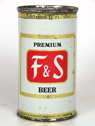 1955 F&S Premium Beer 12oz 67-15v2 Shamokin Pennsylvania