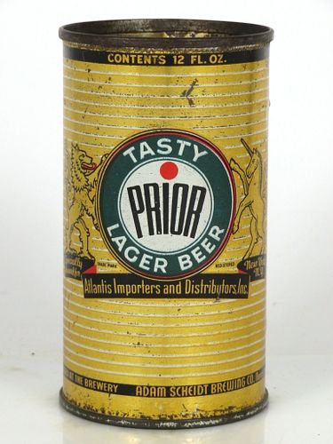 1946 Prior Tasty Lager Beer 12oz 116-40 Norristown Pennsylvania