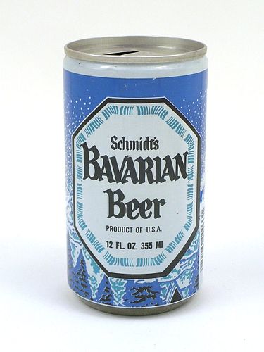 1975 Schmidt's Bavarian Beer 12oz tab top can Philadelphia Pennsylvania