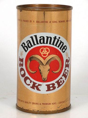1959 Ballantine Bock Beer 12oz 34-22.3 Newark New Jersey