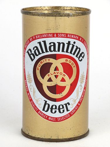 1962 Ballantine Beer 12oz 34-06 Newark New Jersey