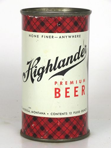 1955 Highlander Beer 12oz 82-11.2 Missoula Montana