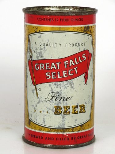 1960 Great Falls Select Fine Beer 12oz 74-24.2 Great Falls Montana