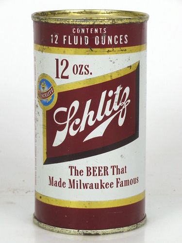 1957 Rare Schlitz Beer 12oz 128-36.0 Kansas City Missouri