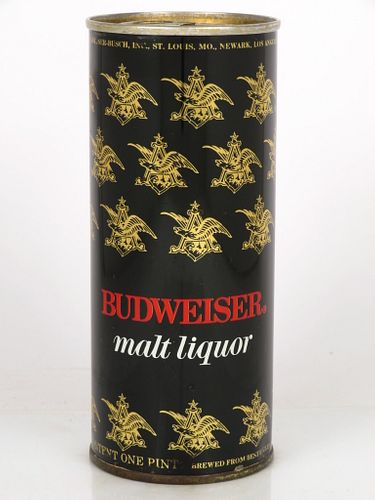 1971 Budweiser Malt Liquor 16oz One Pint T143-17 Saint Louis Missouri