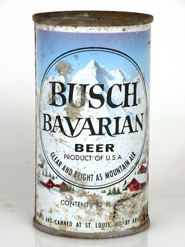 1955 Busch Bavarian Beer 12oz 47-19 Saint Louis Missouri