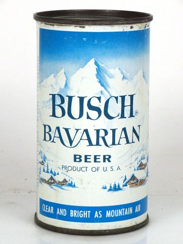 1956 Busch Bavarian Beer 3-City 12oz 47-21.0 Saint Louis Missouri