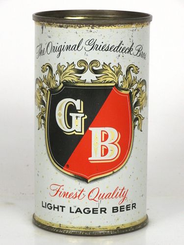 1956 Griesedieck Bros. Beer 12oz 76-34 Saint Louis Missouri