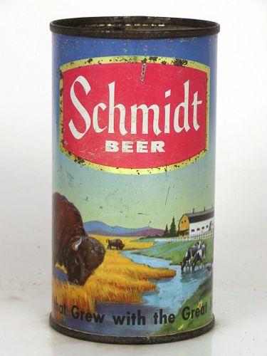 1962 Schmidt Beer "Buffalo" 12oz 130-33 Saint Paul Minnesota