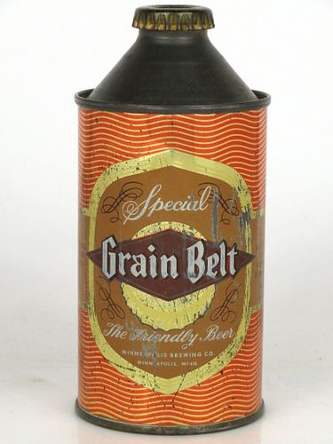 1950 Grain Belt Special Beer 12oz Cone Top Can 167-18 Minneapolis Minnesota
