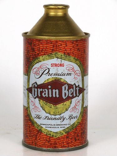 1953 Grain Belt Premium Beer 12oz Cone Top Can 167-16 Minneapolis Minnesota