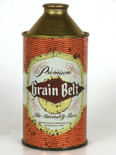1950 Grain Belt Premium Beer 12oz Cone Top Can 167-13 Minneapolis Minnesota