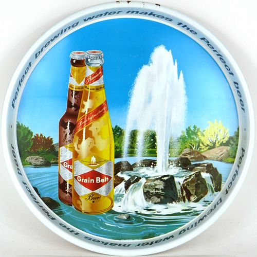 1964 Grain Belt Beer 13 inch tray Minneapolis Minnesota