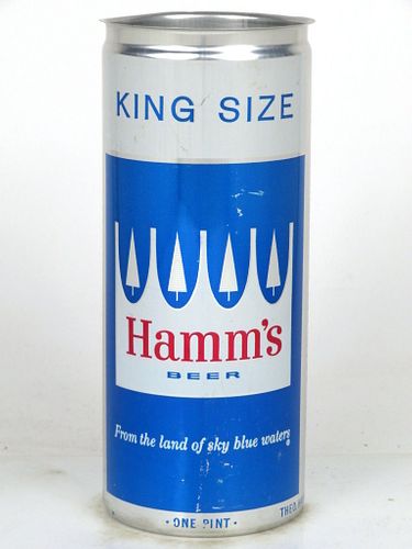 1968 Hamm's Beer 16oz One Pint T152-20 Saint Paul Minnesota