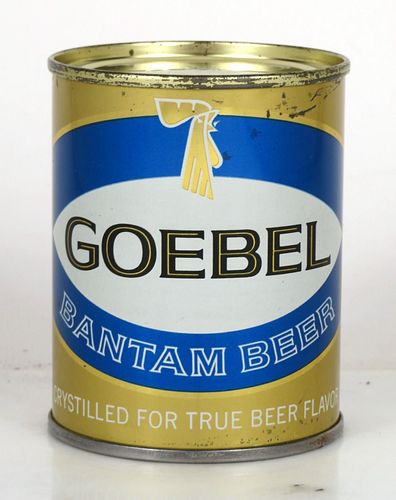 1958 Goebel Bantam Beer 8oz 241-24 Detroit Michigan