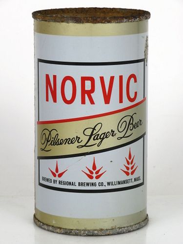 1960 Norvic Pilsener Lager Beer 12oz Unpictured. Willimansett Massachusetts