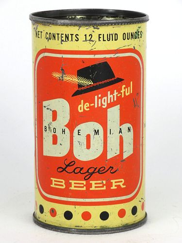 1957 Boh Lager Beer 12oz 40-11 Fall River Massachusetts