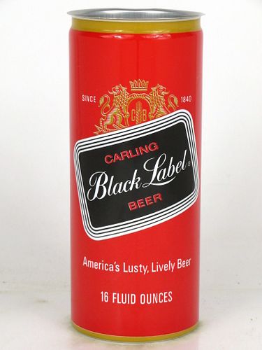 1975 Carling Black Label Beer (test) 16oz One Pint Unpictured. Baltimore Maryland