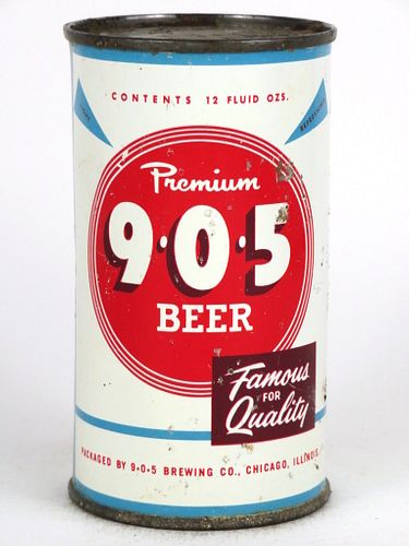 1960 9*0*5 Premium Beer 12oz 103-19.3 Chicago Illinois