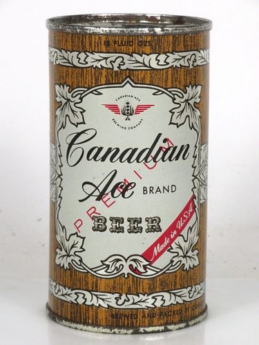 1961 Canadian Ace Beer 12oz 48-13V.2 Chicago Illinois