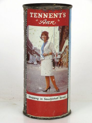 1967 Tennent's Lager Beer "Ann Shopping On Sauchiehall Street 15½oz Glasgow Scotland