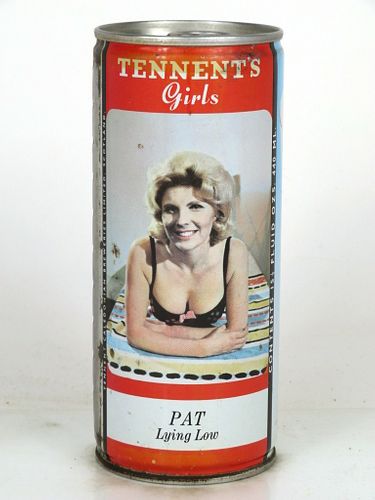 1971 Tennent's Lager Beer "Pat Laying Low" 15½oz Glasgow Scotland