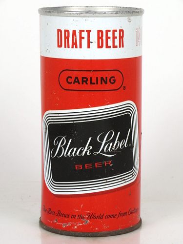 1966 Black Label Beer 14oz T140-07 Atlanta Georgia