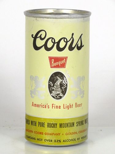 1961 Coors Banquet Beer 7oz 239-23 Golden Colorado