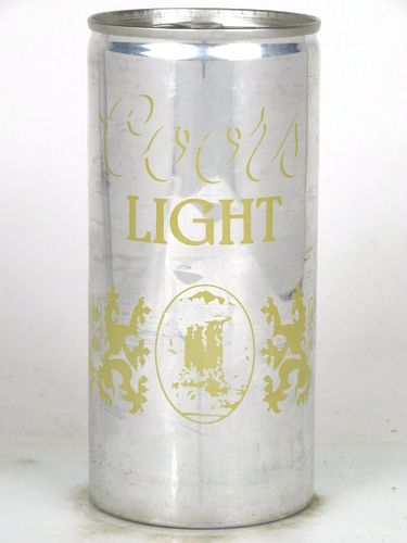 1978 Coors Light Beer (Paint Test) silver/cream 12oz T230-26V Golden Colorado