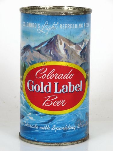 1960 Colorado Gold Label Beer 12oz 72-05 Pueblo Colorado