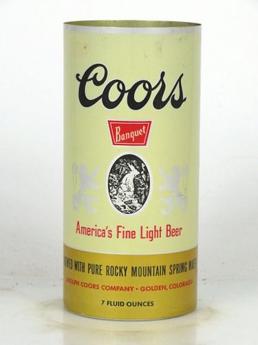 1959 Coors Banquet Beer 12oz 240-01 Golden Colorado