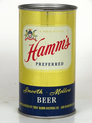 1953 Hamm's Preferred Beer 12oz 79-04 San Francisco California