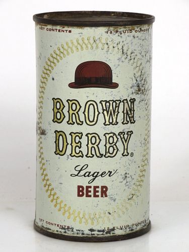 1958 Brown Derby Lager Beer 12oz 35-06 Santa Rosa California