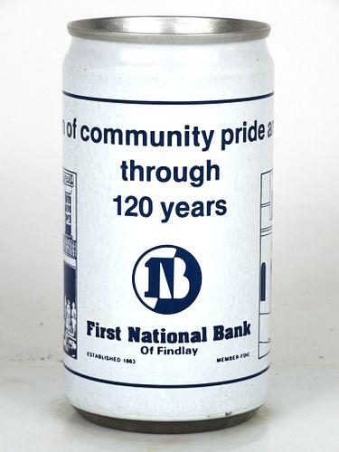 1983 First National Bank of Findlay Ohio 12oz Unpictured. 