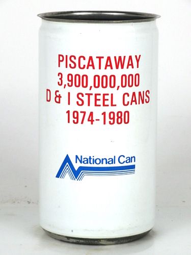 1980 National Can Co. Piscataway 3 900 000 000 Cans 12oz Unpictured.