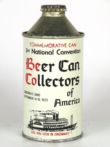 1973 BCCA 3nd Canvention Can 12oz Cone Top Can T207-32 Saint Louis Missouri