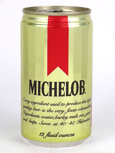 1979 Michelob Beer (Fluted Test) 12oz Unpictured. Saint Louis Missouri