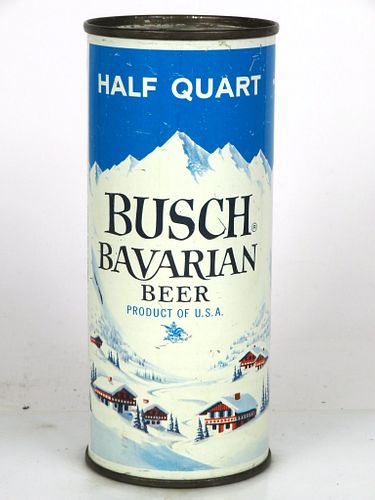 1959 Busch Bavarian Beer 16oz One Pint 227-15.1c Saint Louis Missouri