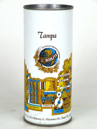1969 Schlitz Beer Tampa 16oz One Pint T213-07 Milwaukee Wisconsin