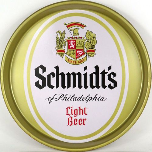 1965 Schmidt's of Philadelphia Beer 13 inch Serving Tray Philadelphia Pennsylvania