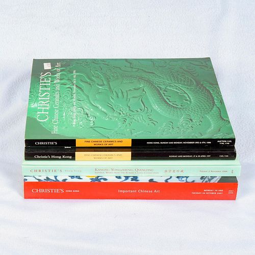 Group Of 4 Christie's Chinese Art Catalogs