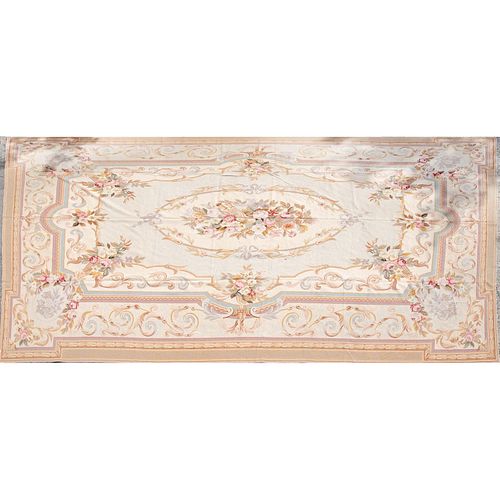 Large French Aubusson Style Area Rug