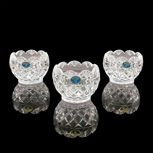 Set of 3 Bohemia Glass Lead Crystal Bowls