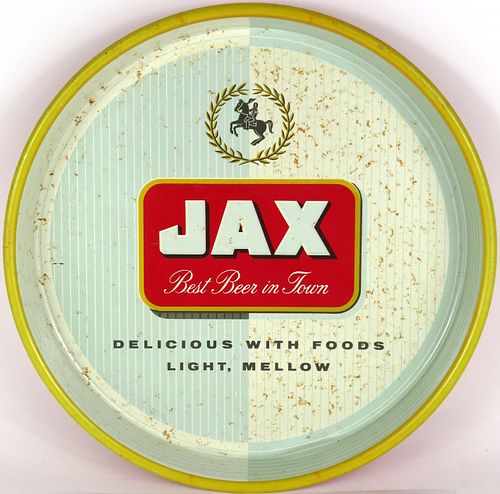 1958 Jax Beer 13-inch Serving Tray New Orleans Louisiana
