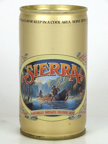 1977 Sierra Beer 12oz Ring-Top Can T124-35 Pittsburgh Pennsylvania