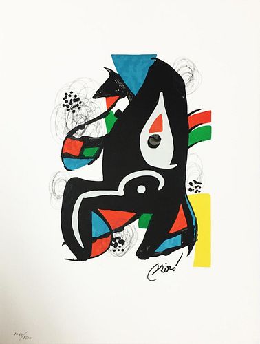Joan Miro - Untitled XII from La Melodie Acide