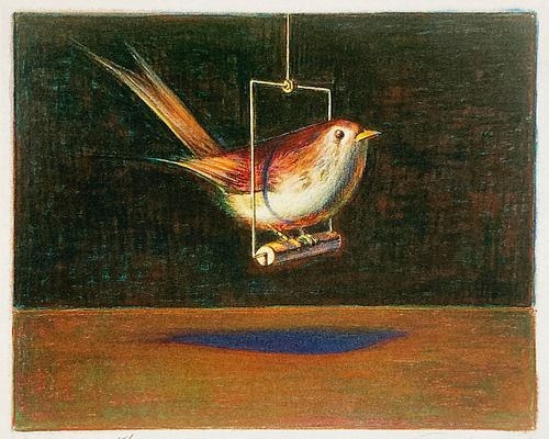 Wayne Thiebaud - Bird in Swing