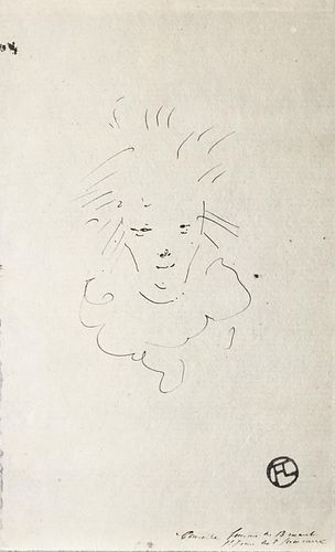 Henri Toulouse-Lautrec (After) - Untitled I from 70