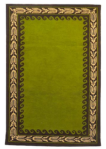 A Stanislav V'Soske Skein-Dyed Virgin Wool Rug, 6 feet 7 inches x 3 feet 9 inches.